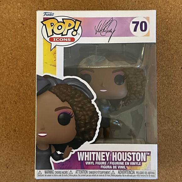 🆕 FUNKO POP! Icons Whitney Houston (#70) - Picture 3 of 9